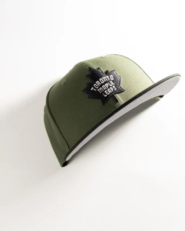 TORONTO MAPLE LEAFS RIFLE GREEN FITTED HAT